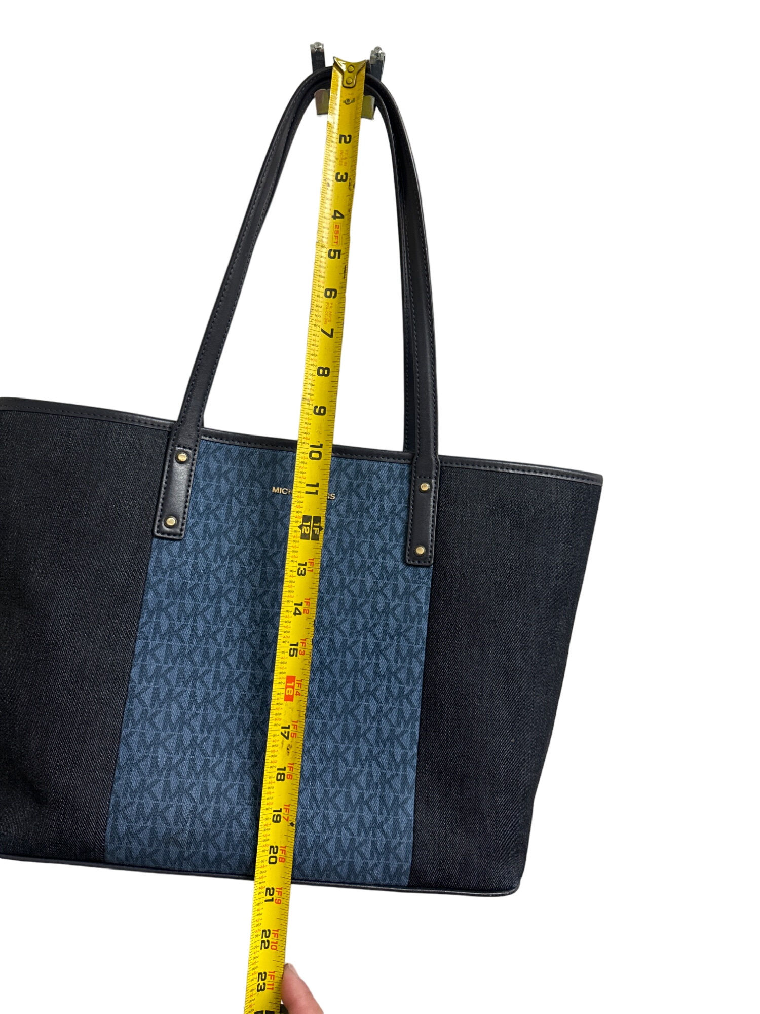 Michael Kors women’s blue handbag Tote bag shoulder bag SKU 1812