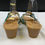 Thumbnail: Vionic Women's Green Snake Print Shoes/Sandals Sz 10 SKU 4621