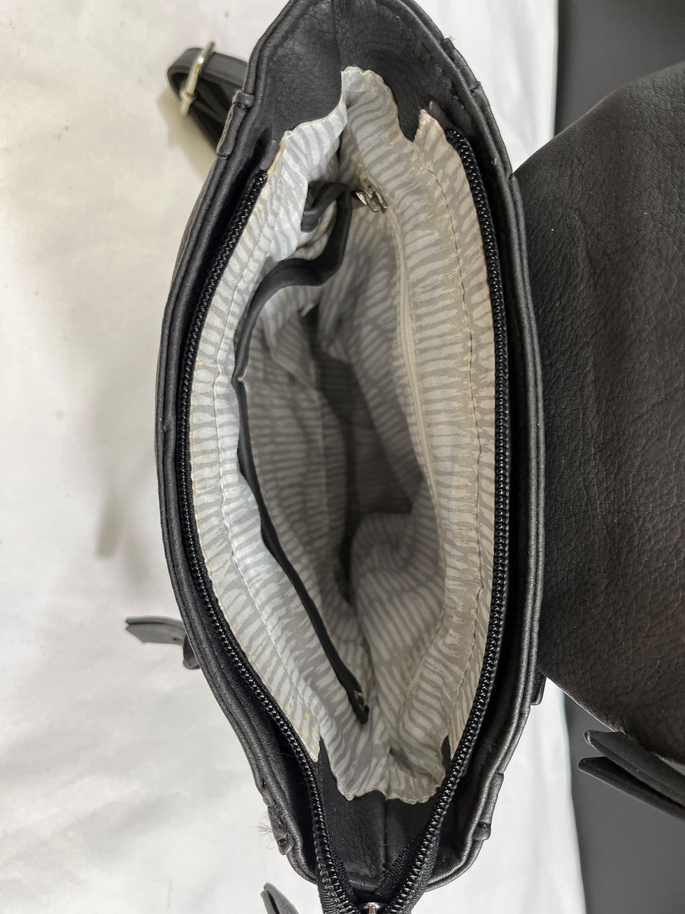 Thumbnail: Vintage Women's Matte Black Mini Floral Backpack SKU 6117