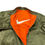 Thumbnail: Nike Mens Olive Green orange reversible Bomber Jacket SZ 1X SKU 9377