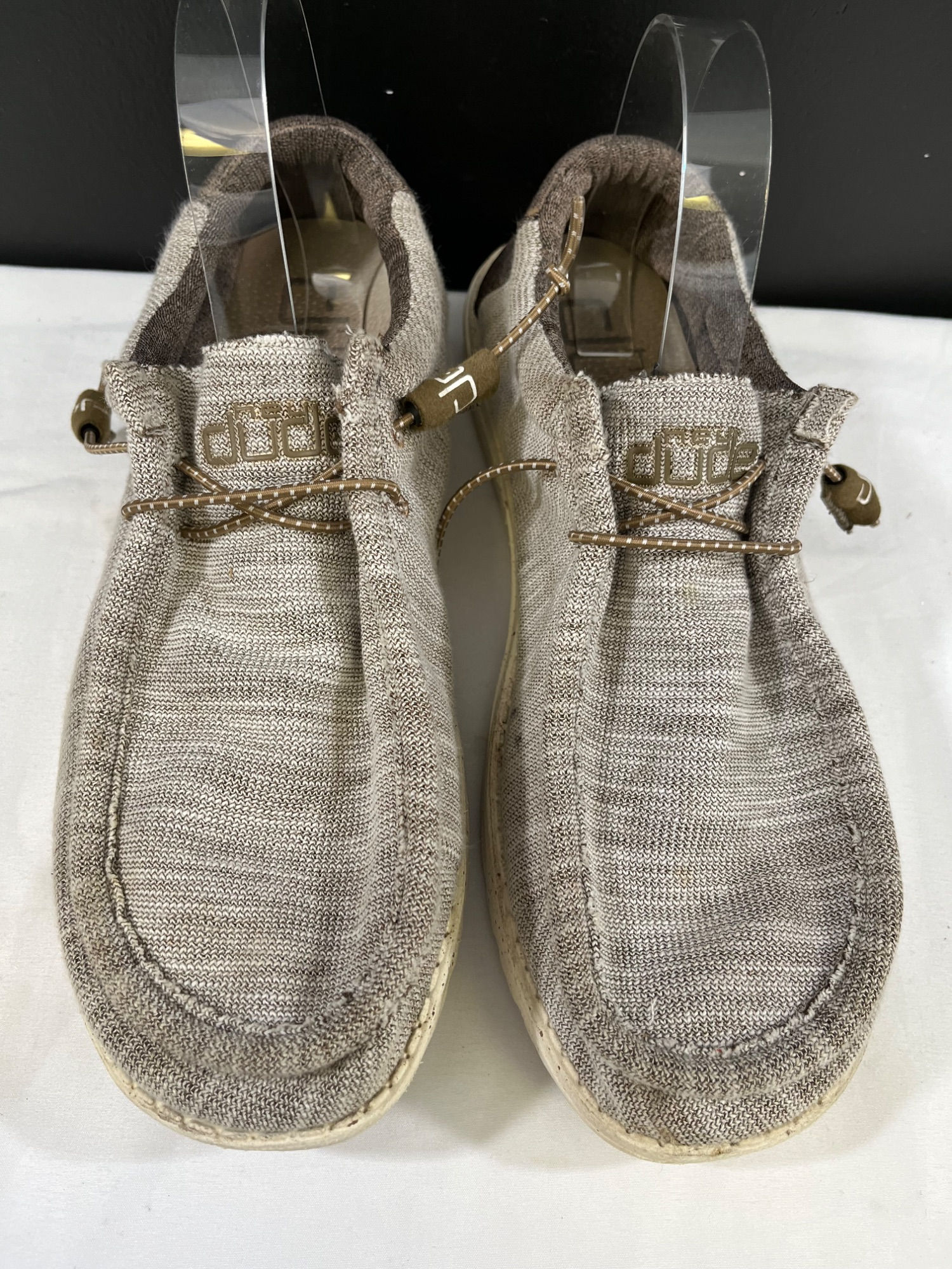 Hey Dude Wally Stretch Mens Grey Slip On Shoes Size 11 SKU 6799