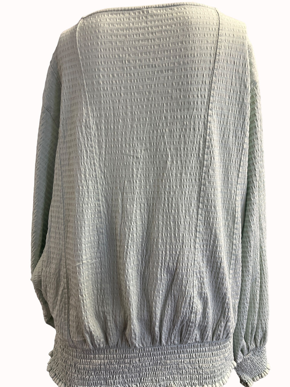 By Anthropologie Women's Mint Green Blouse Size L SKU 6308