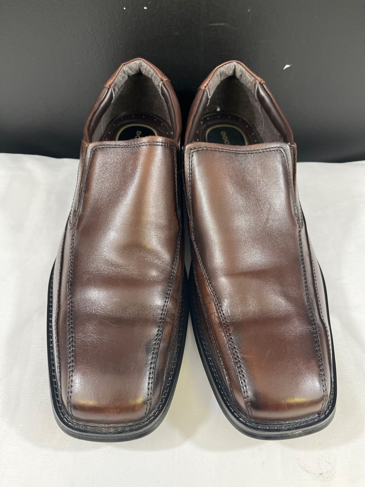 Dockers 90-27227 Men's Brown Leather Shoes/Loafers Size 10M SKU 5944