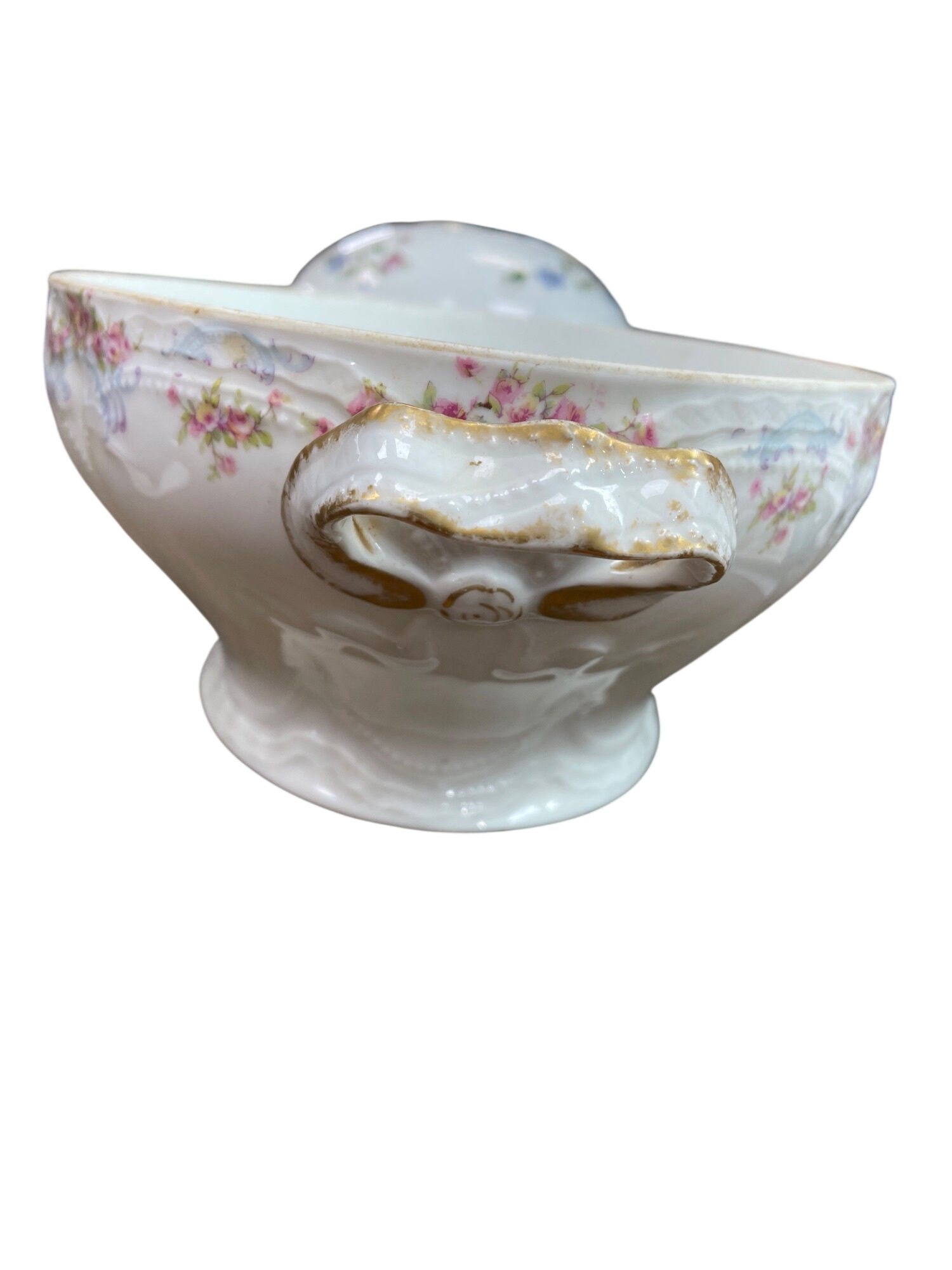 Theodore Haviland Limoges France antique oval porcelain Serving Bowl SKU 9694