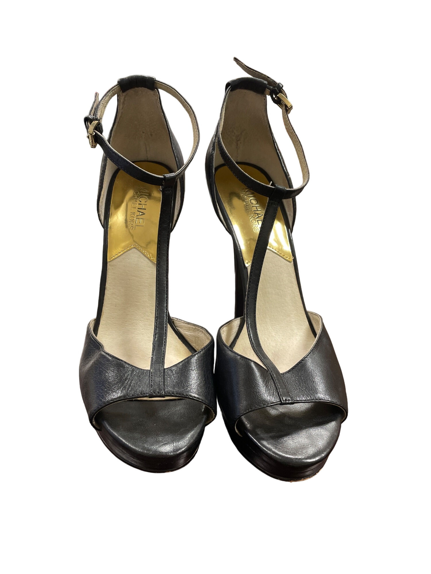 Michael Kors Women's Black Shoes/Heels/Ankle Straps Size8.5 SKU 1683