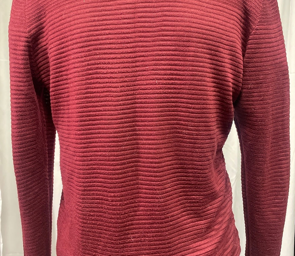 Zara Man Men’s Dark Red Long Sleeve Shirt Size S SKU 2163