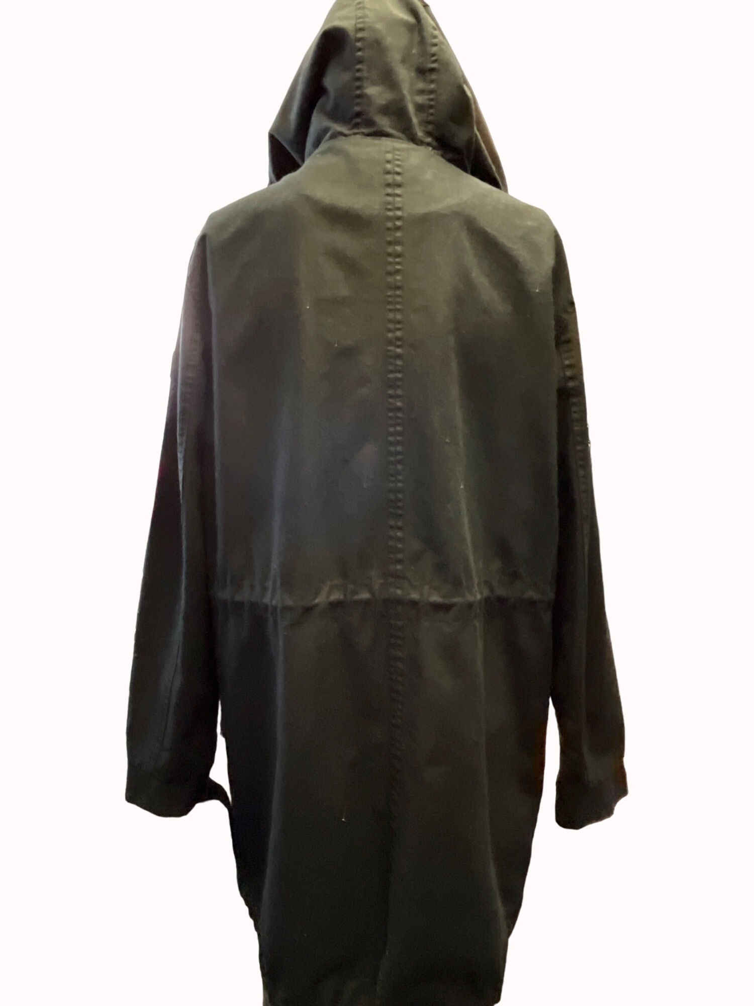 Southpole Authentic Collection Womens Black Long Coat Size L SKU 6700