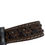 Thumbnail: Brown Leather Mens Belt With Unique Thick Buckle & Stitched Design S 38 SKU 7015