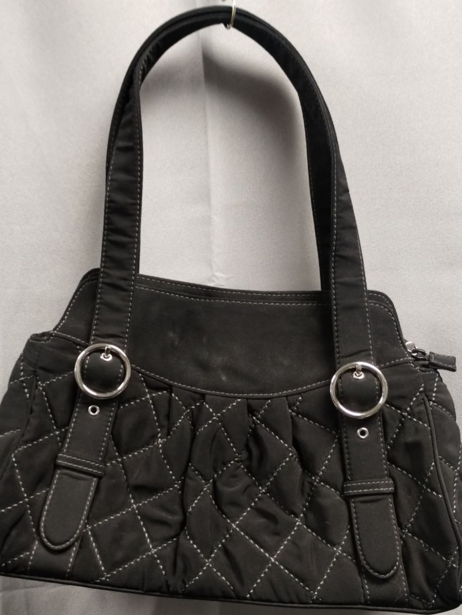 Vera Bradley Womens Black Purse Handbag Shoulder Bag SKU 3481