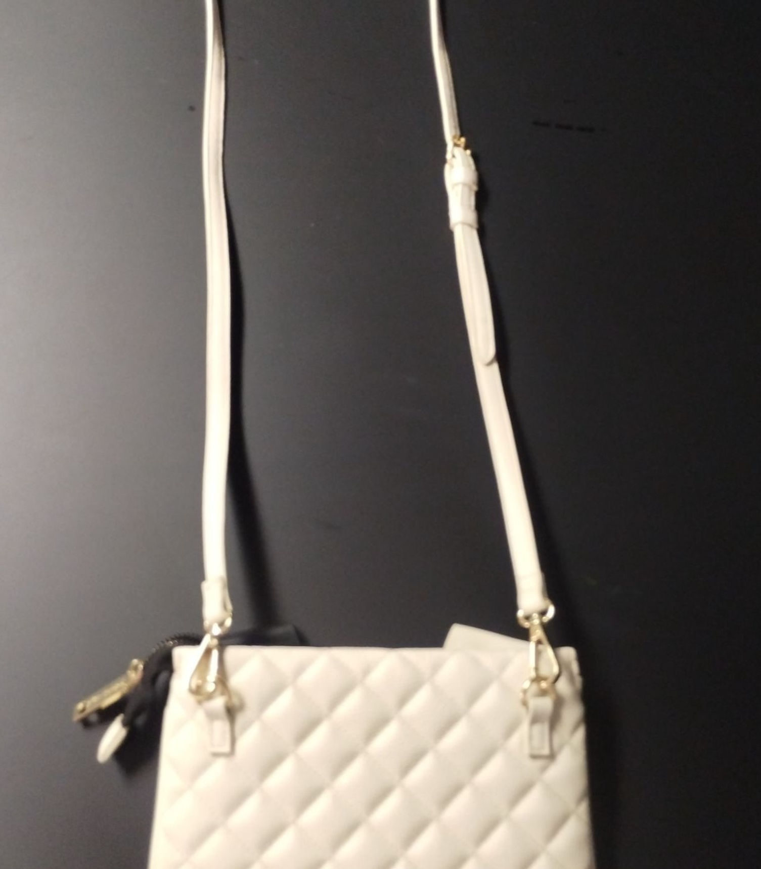 Betsey Johnson Girl's White/Black Crossbody Bag small SKU 2098