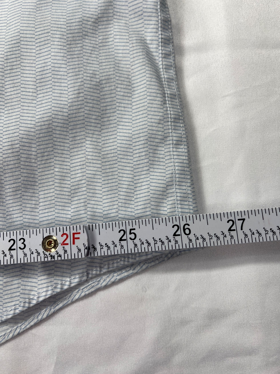 Thumbnail: Calvin Klein Mens Blue BUtton Up shirt Size 2XL SKU 7109