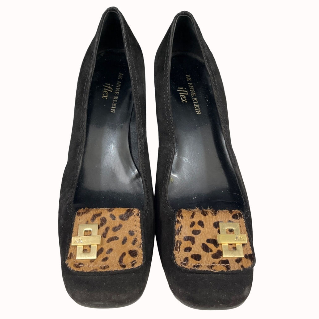 AK Anne Klein iflex Enrika Women's Black Shoes/Heels Sz 7.5M SKU 5511