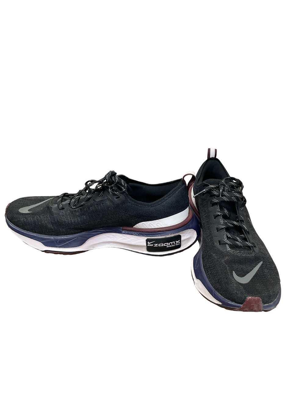 Nike Invincible 3 Womans Black Gray Running Sneakers Sz 11 SKU 9485