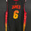 Thumbnail: Adidas SKU 539 Miami Heat #6 LeBron James Black Stitched NBA Jersey Size XL