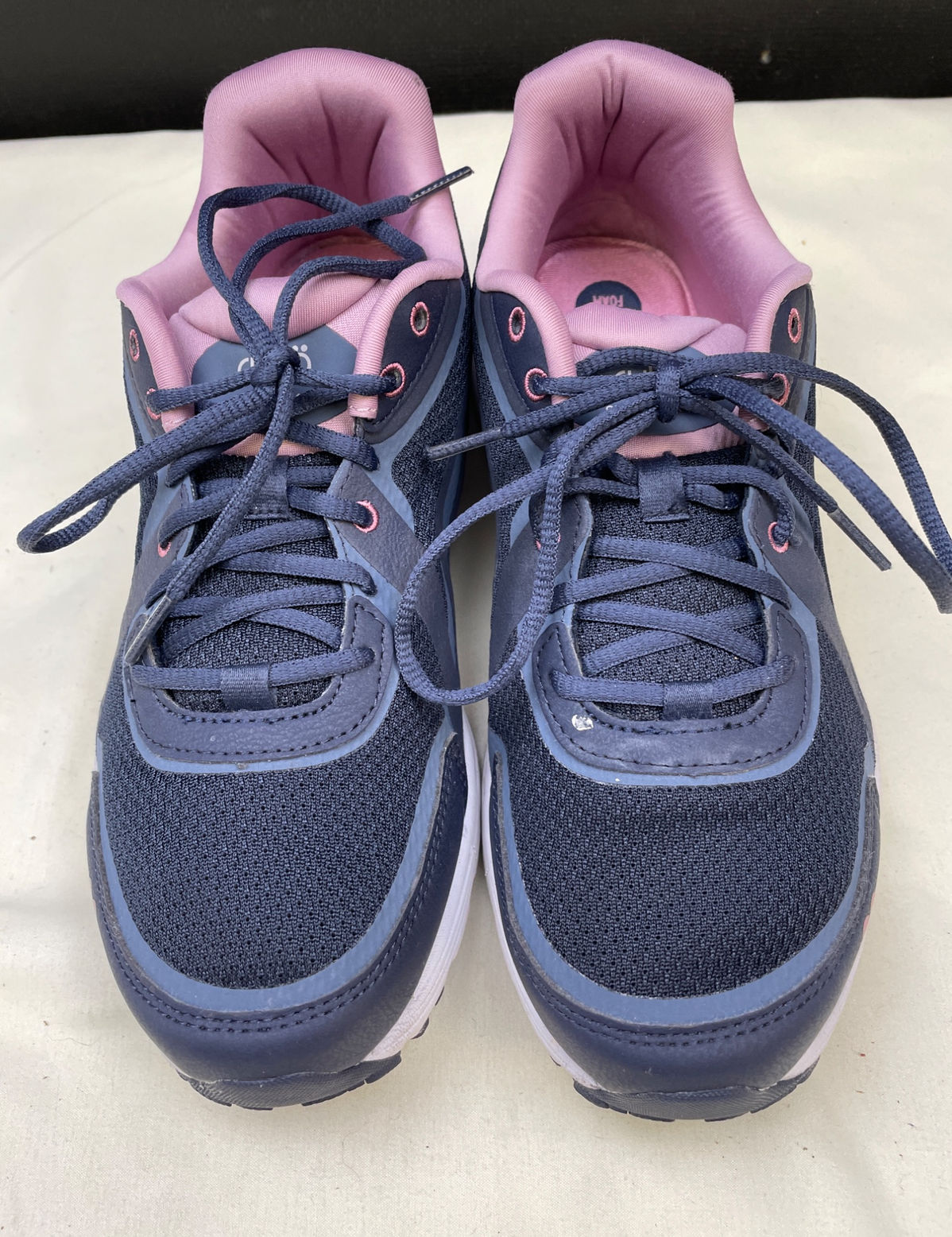 Ryka Women's Navy Blue/ Pink Sky Walk Fit Shoes/Sneakers Size 8.5 SKU 5485