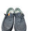 Thumbnail: Hey Dude Wally Mens Charcoal Gray Black Washed Canvas Loafers shoes Sz 12 SKU 95