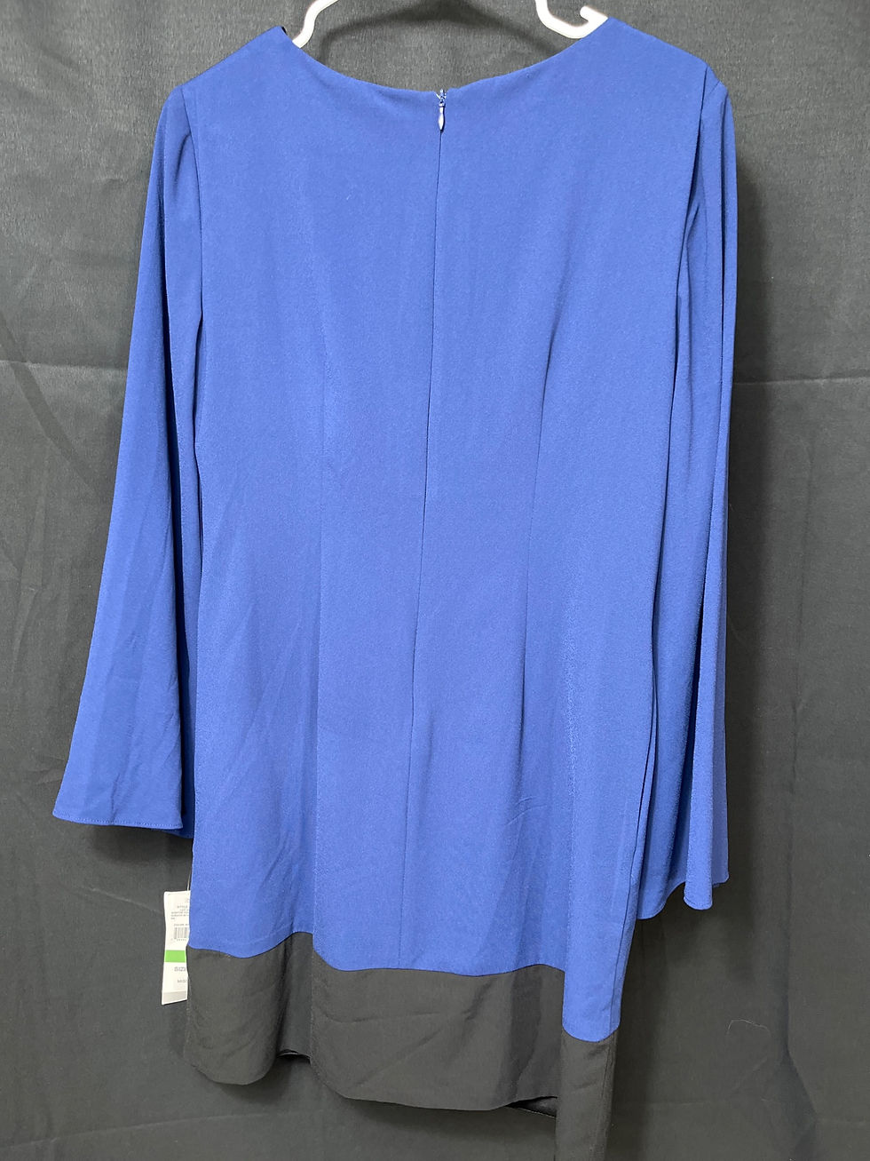 Thumbnail: S.L. Fashions SKU 7581 Womens Blue and Black Colorblock Dress Size 8