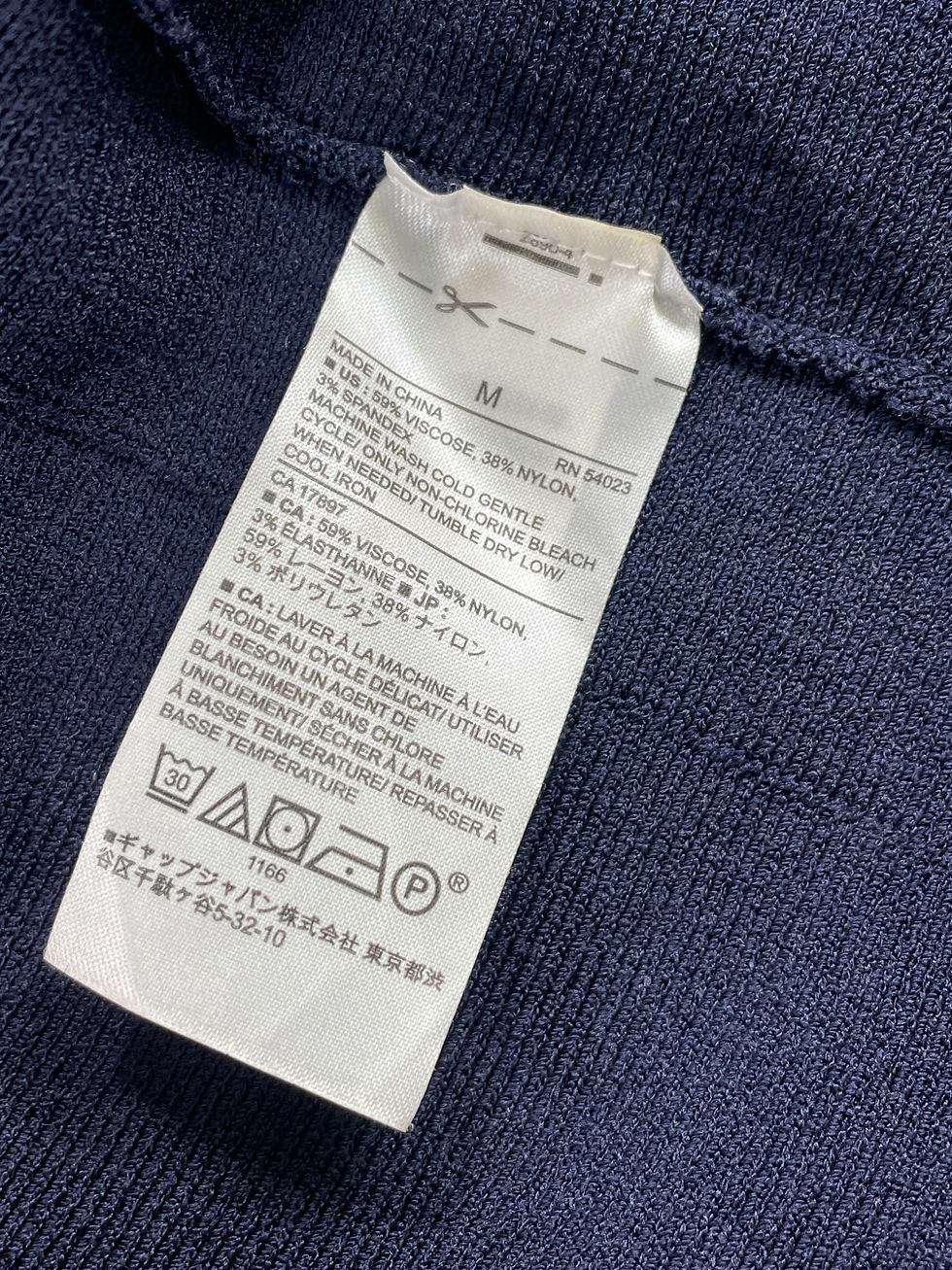 Thumbnail: Banana Republic SKU 7644 Womens Sleeveless Navy Dress Size M