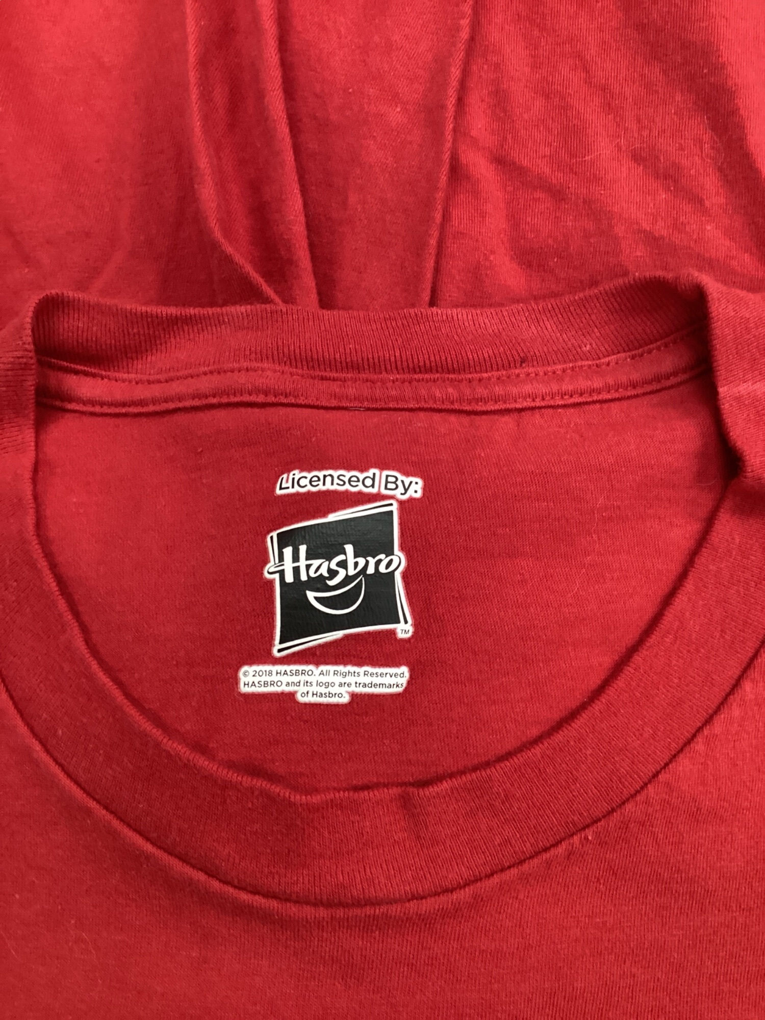 Hasbro Transformer T-shirt Red XL SKU 638