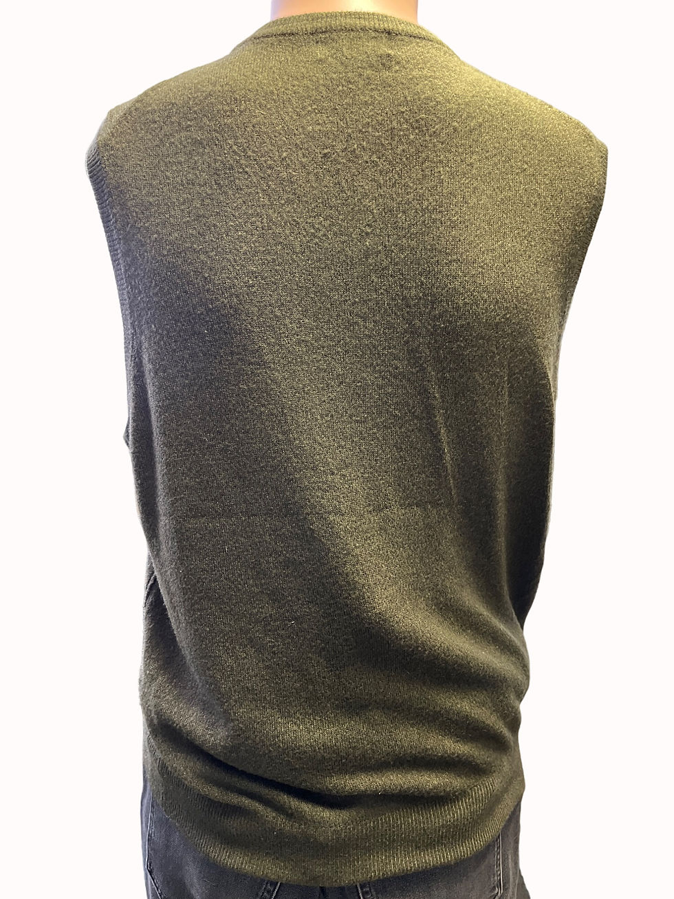 Dockers Mens Green Acrylic Sweater Vest Size M SKU 6548