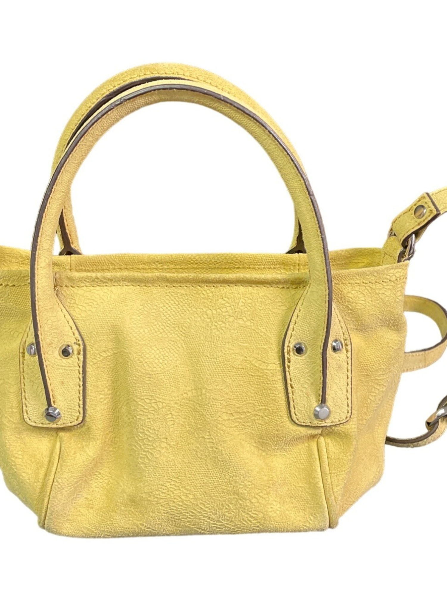B Makowsky Women's Yellow Purse/Handbag/Crossbody Size S SKU 1759