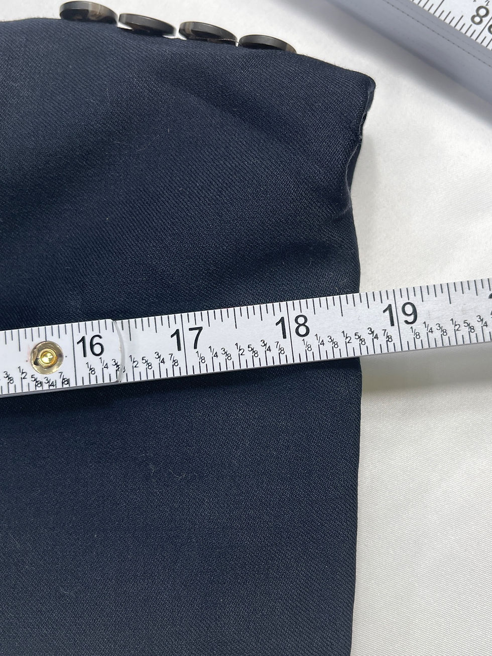 Thumbnail: Lauren Ralph Lauren SKU 7468 Black Formal Blazer Jacket Size 46R