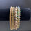 Thumbnail: Vintage Set of 6 Women's Bangle Bracelets Gold Tone SKU 6086
