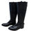 Thumbnail: Via Spiga Womens Black Leather Knee-High Boots Size 6.5M SKU 6962