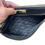 Thumbnail: Michael Kors womans Black Quilted Leather Wristlet Clutch Hand Bag SKU 9225