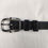 Thumbnail: BT3040001 Women's Black Genuine Leather Belt Sz L SKU 3843