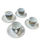 Thumbnail: Italian Ceramic Hand Painted Espresso Cup & Saucer Set Of 4 SKU 9162