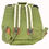 Thumbnail: Paul Frank vintage 2005 green messenger back pack bag SKU 6383