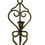 Thumbnail: Vintage Brass Wall Heart Candle Sconces Set Of 2 SKU 9389