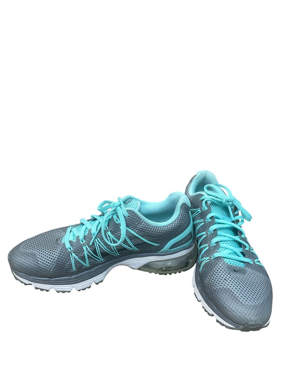 Nike Excellerate 3 womans gray green running sneakers size 7 SKU 9411