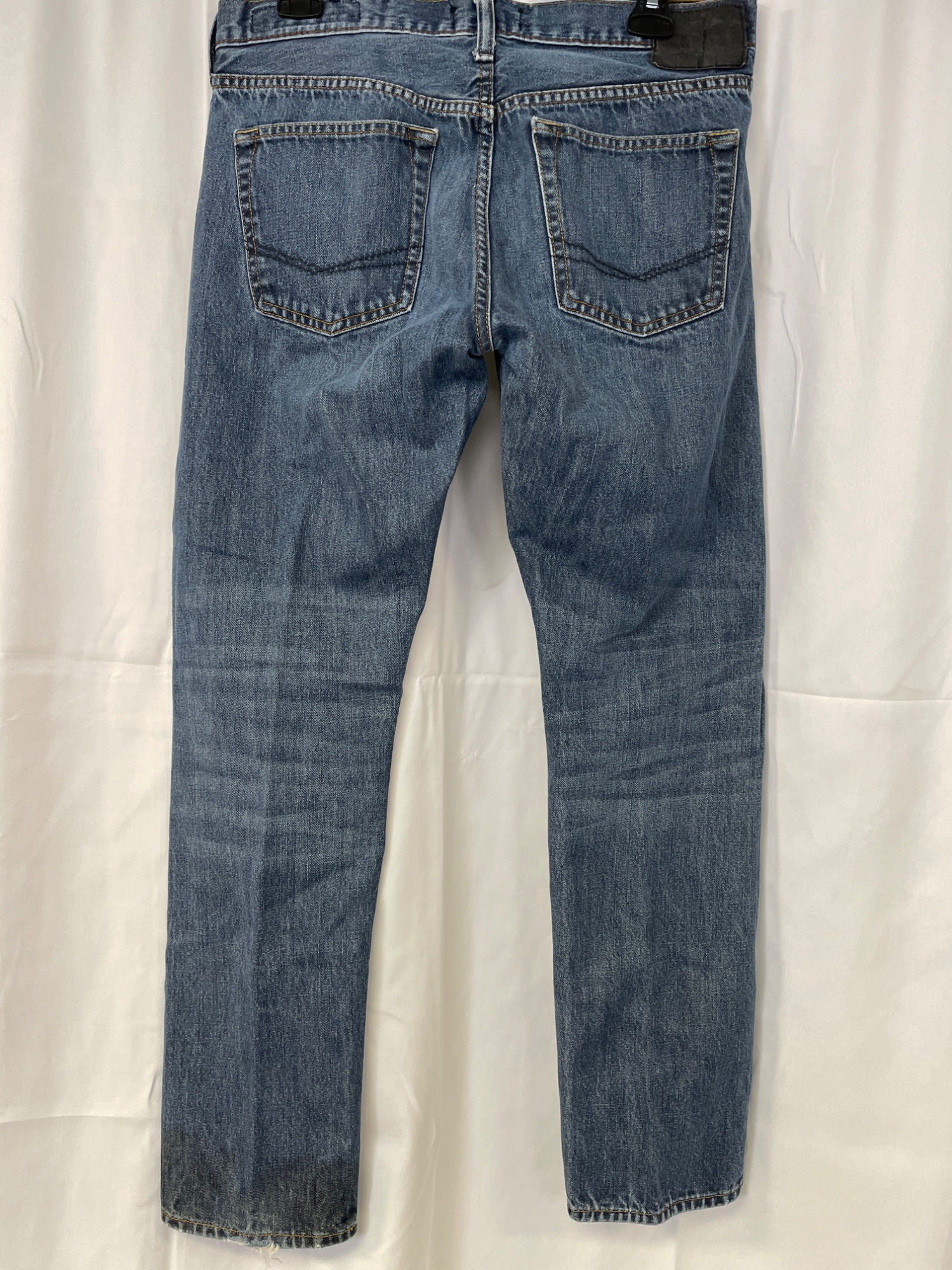 Bullhead Denim Co Mens Blue Skinny Jeans Size 32 x 30 SKU 6621
