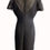 Thumbnail: Calvin Klein Women's Black Body Forming Dress/ Midi V Plunge Size 10 SKU 4395