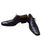 Thumbnail: Aventura men’s black leather shoes oxfords size 9.5M SKU 3325