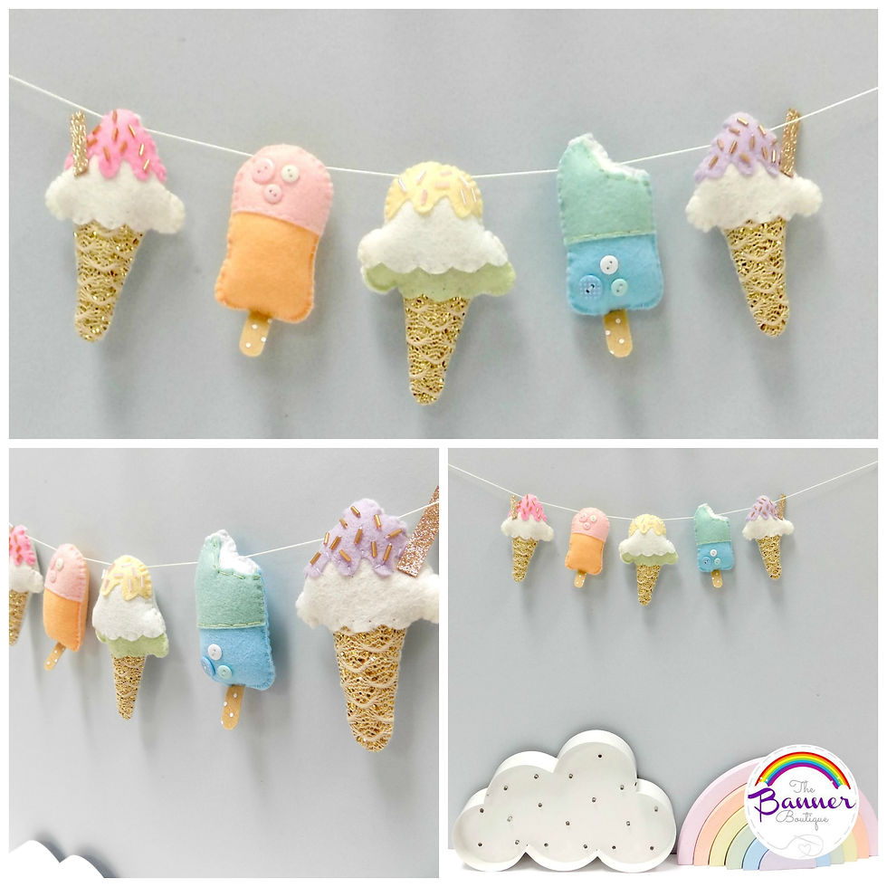 ice cream garland