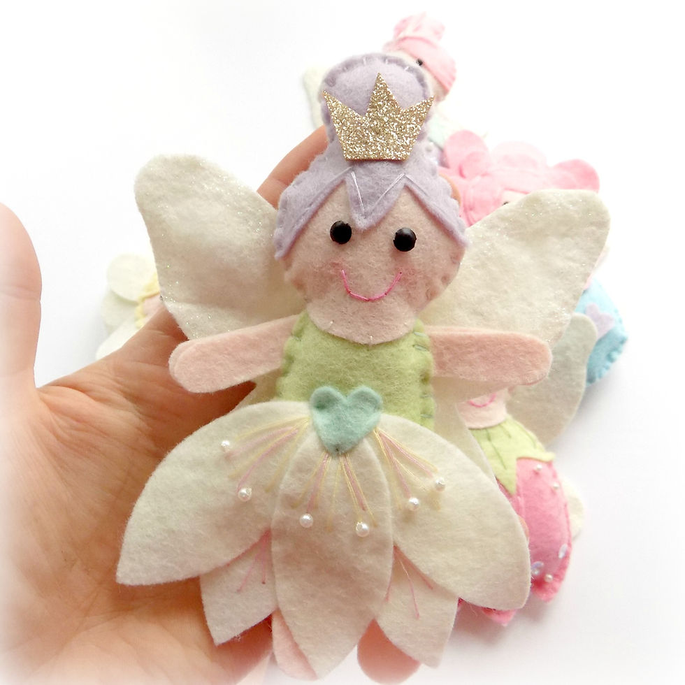 Thumbnail: Flower Fairies garland sewing kit