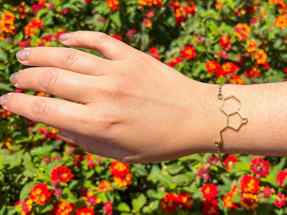 Thumbnail: Serotonin Molecule Bracelet