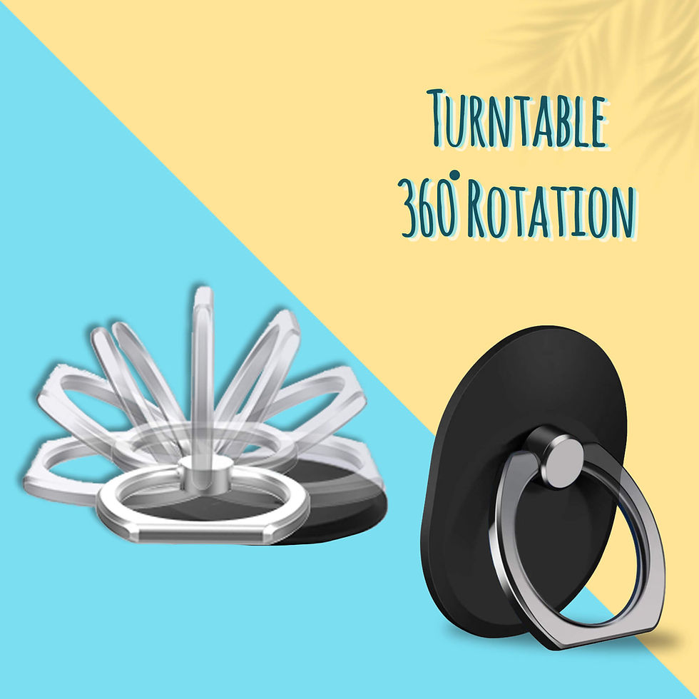 Thumbnail: Finger Grip & Selfie Holder - Oval (Black)