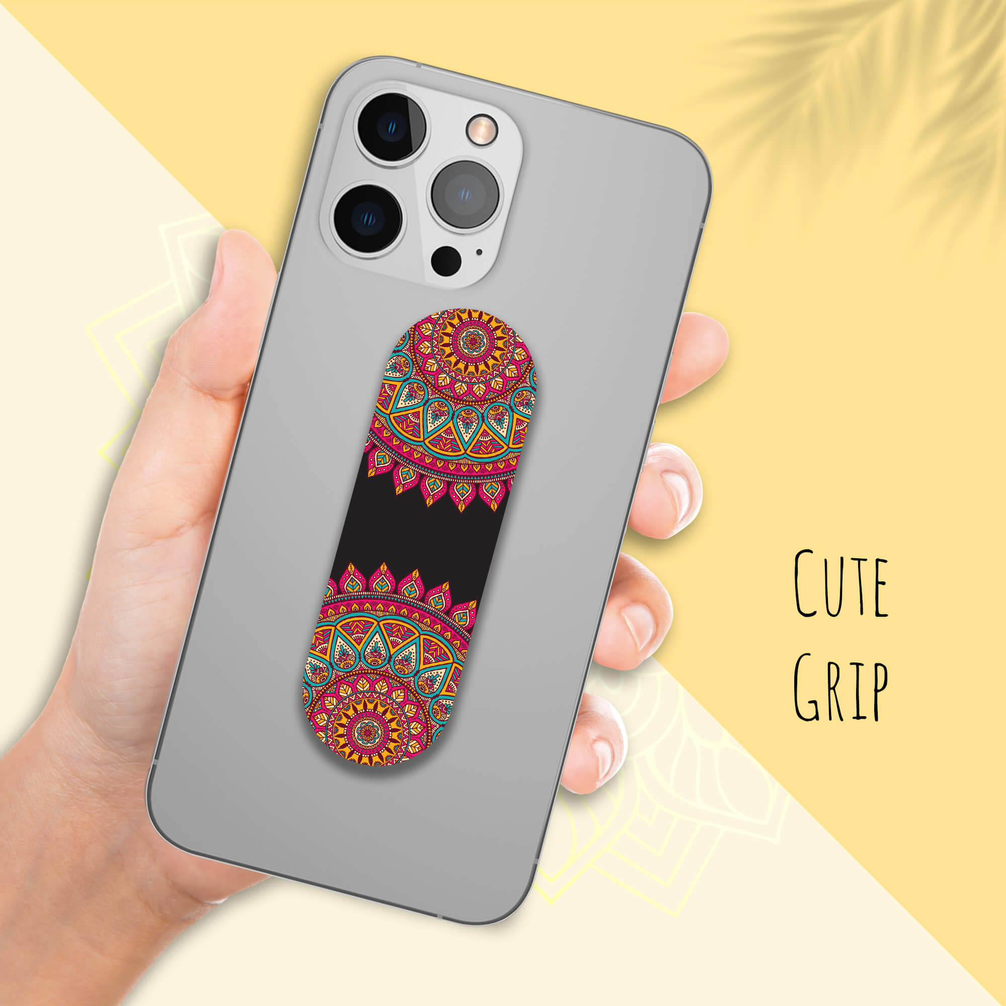 Finger Grip & Selfie Holder - Mandala