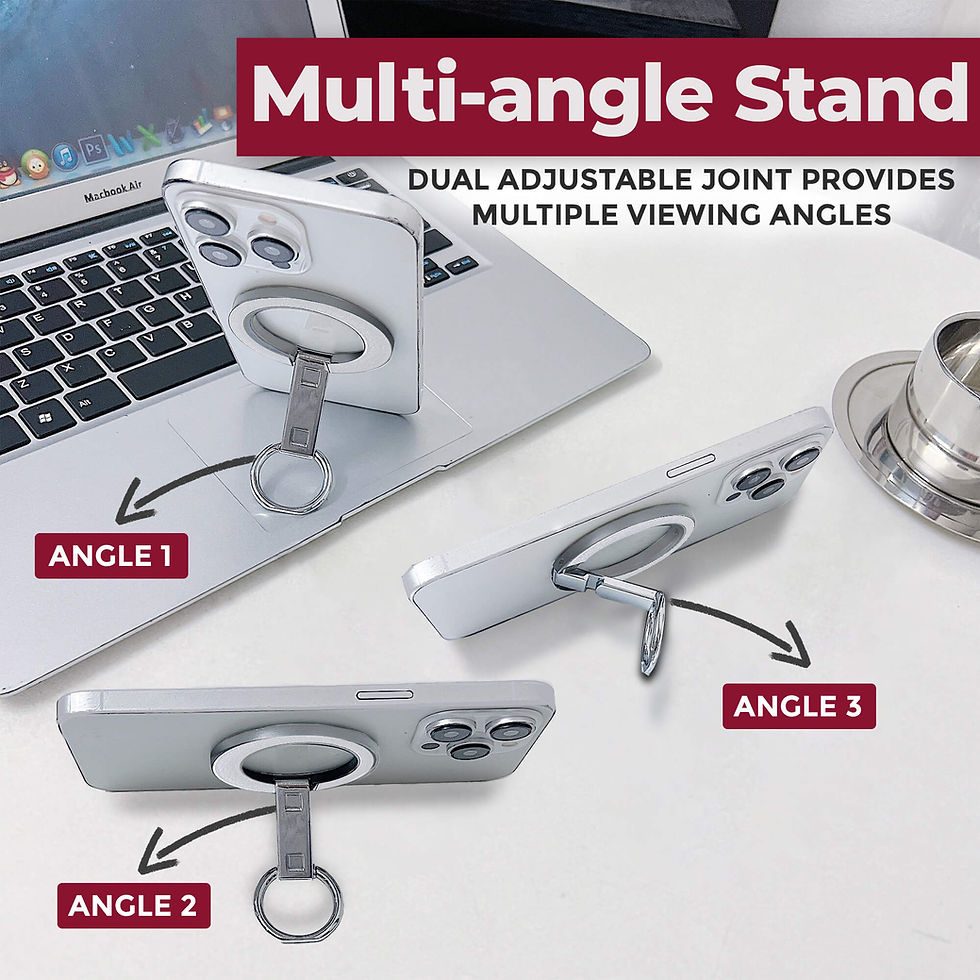 Thumbnail: Magnetic Phone Holder - Silver