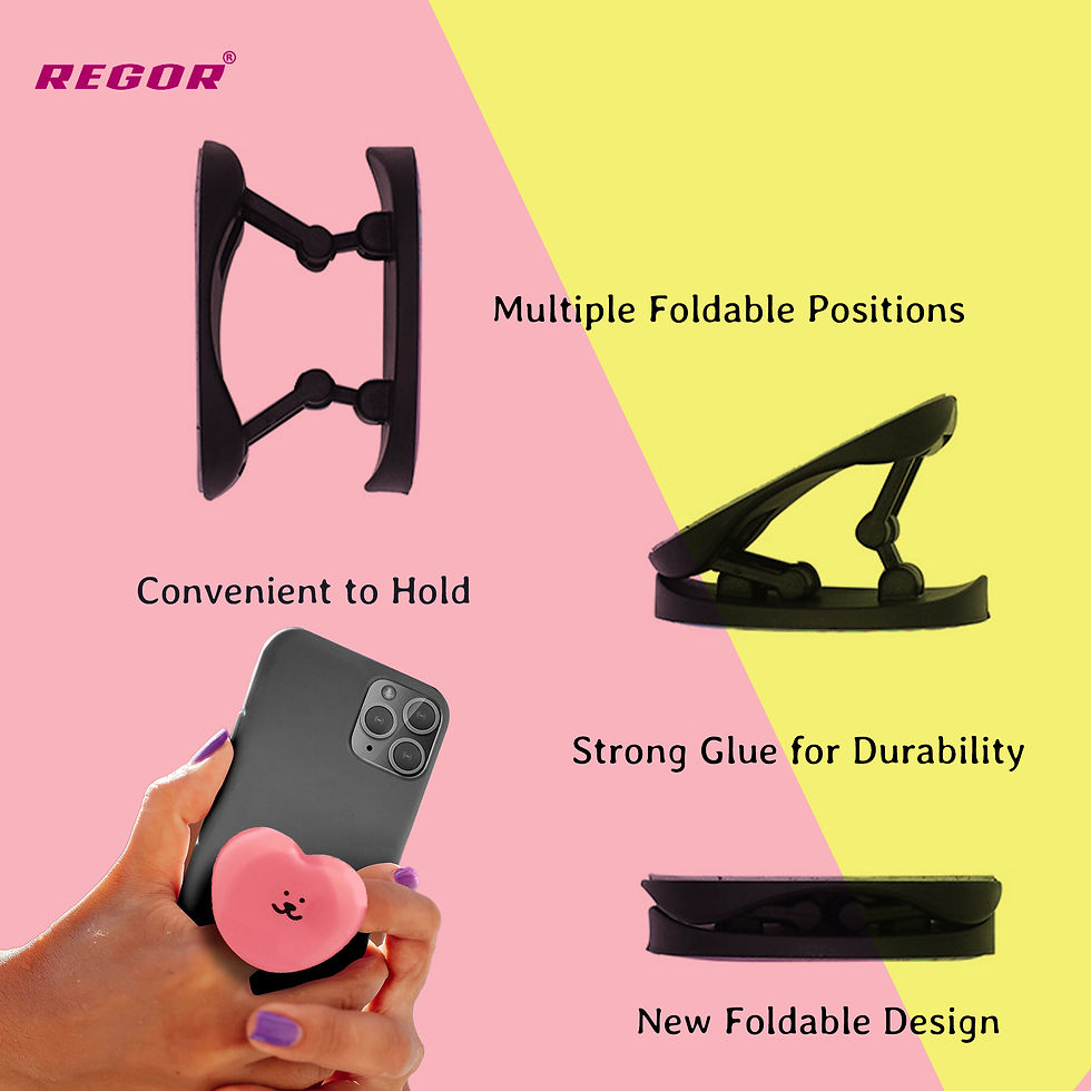 Thumbnail: Phone Grip & Selfie Holder - Heart Dog