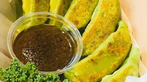 Veggie Edamame Dumplings