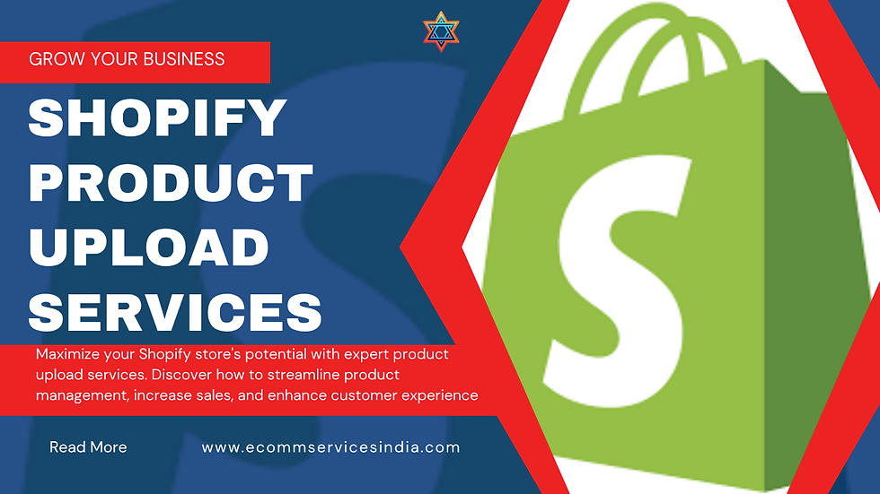 Shopify Product Upload Services