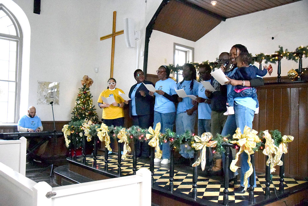 The Tanner-Price singers perform as part of “Christmas at the Museum” Dec. 7 at the Amherstburg Freedom Museum.