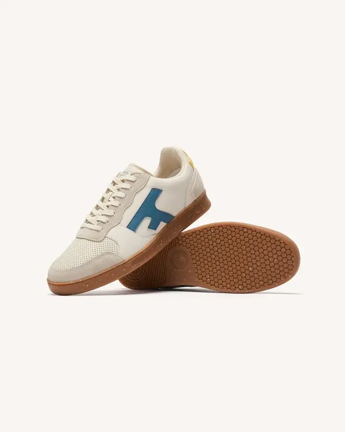 Thumbnail: 👟 HAZEL – Baskets homme en cuir et suède