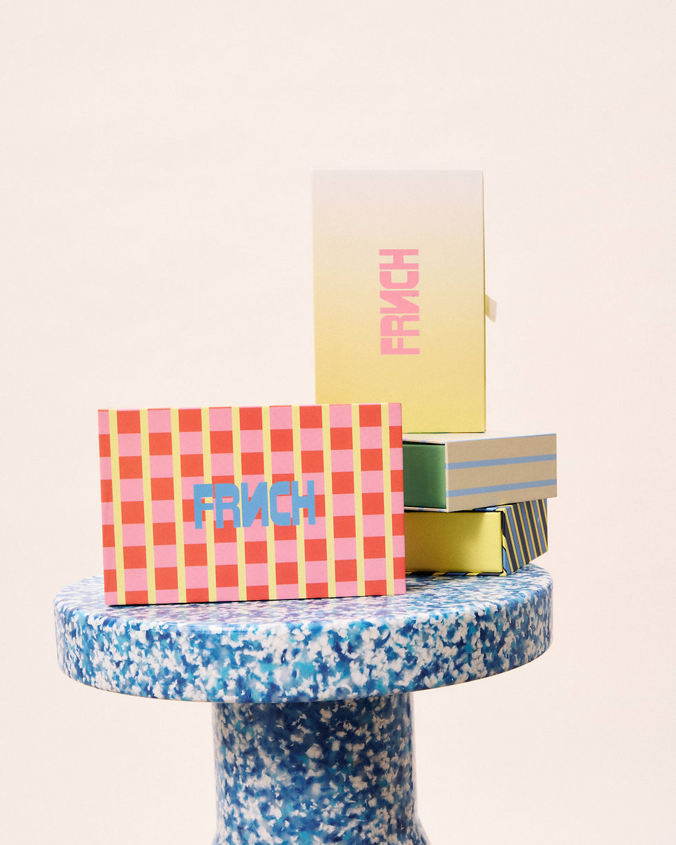 Miniaturbild: Pack 3 paires de chaussettes roses Frnch Paris