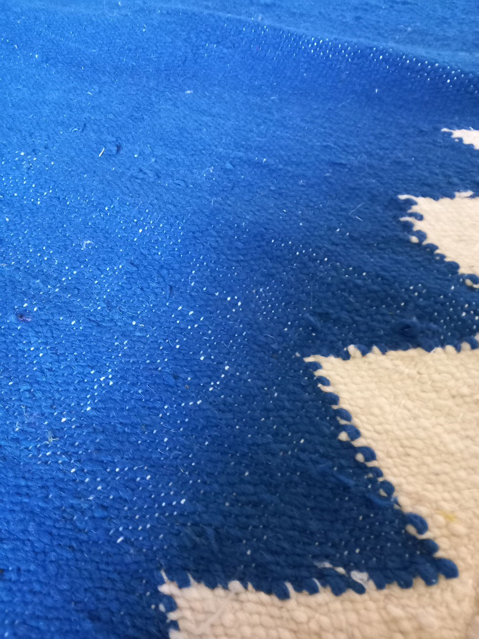 Thumbnail: Tapis kilim bleu 2.52x1.50 m